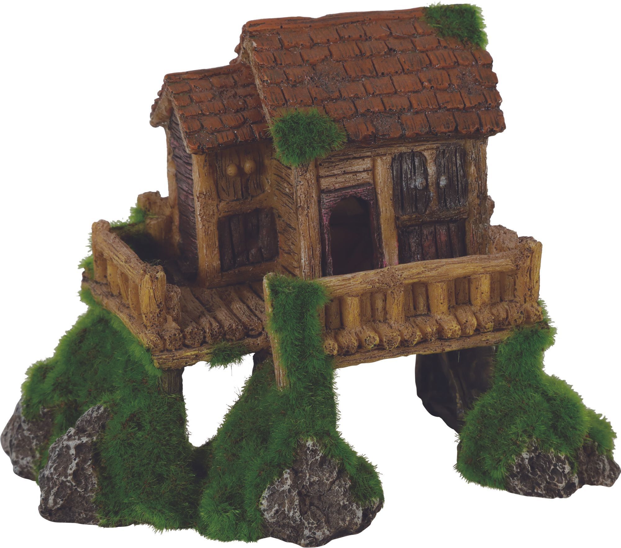 Zolux - D&eacute;coration Artificielle Cabane Kipouss pour Aquarium - PM Image num&eacute;ro 1