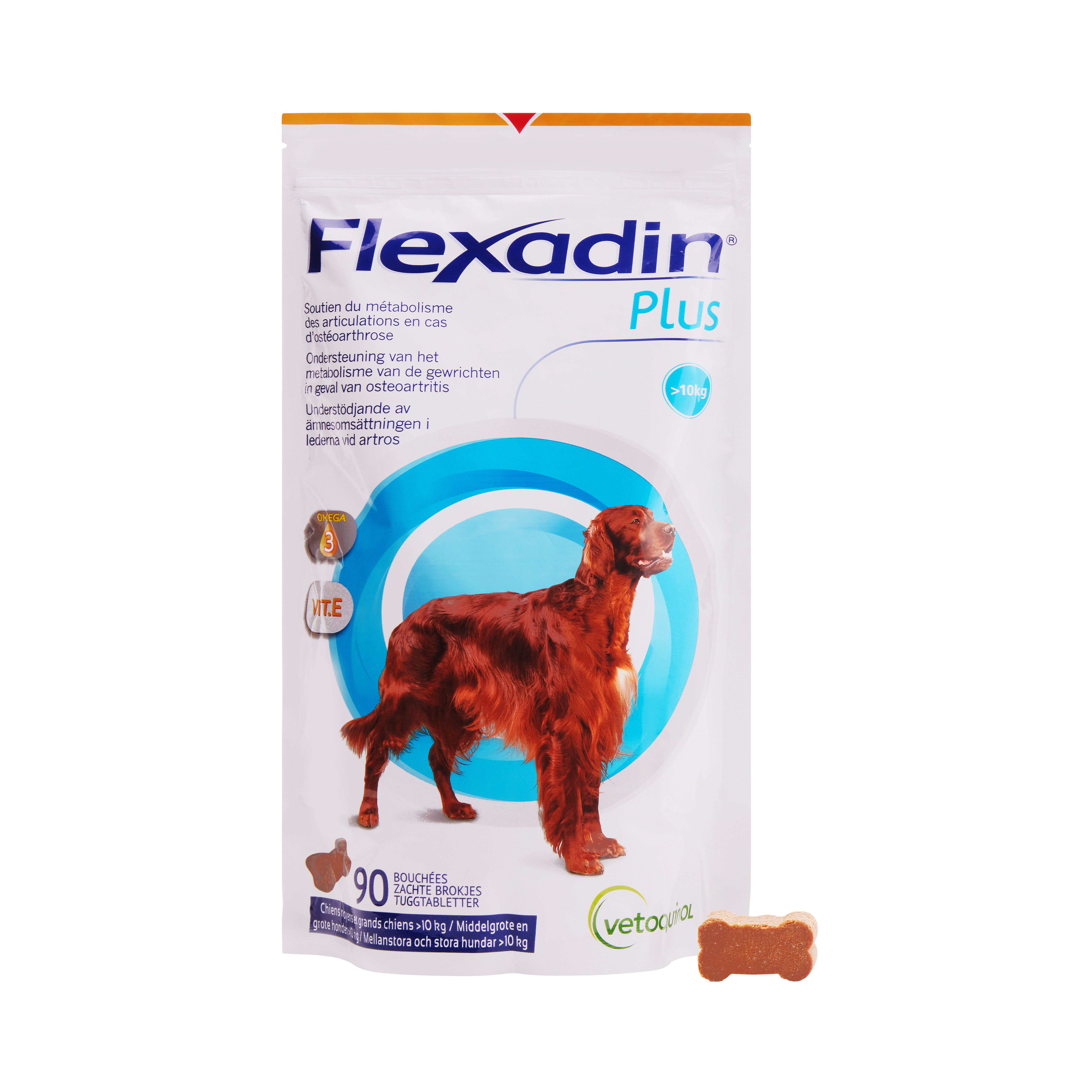 Vetoquinol - Compl&eacute;ment Flexadin Plus Maxi pour Chiens - x 90 Image num&eacute;ro 1