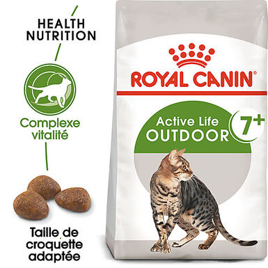 Royal Canin - Croquettes Outdoor7+ pour Chat d'Extérieur - 10Kg