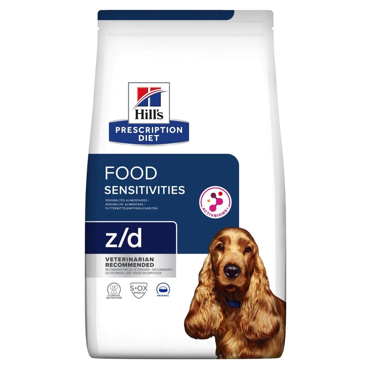 Hill's - Croquettes Prescription Diet Z/D Food Sensitivities pour Chiens - 8Kg Image num&eacute;ro 1