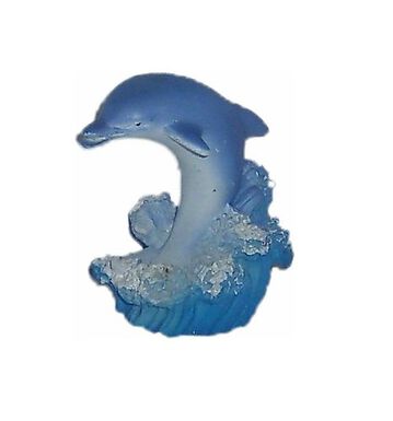 Labeo - Décoration Dauphin pour Aquarium - Bleu