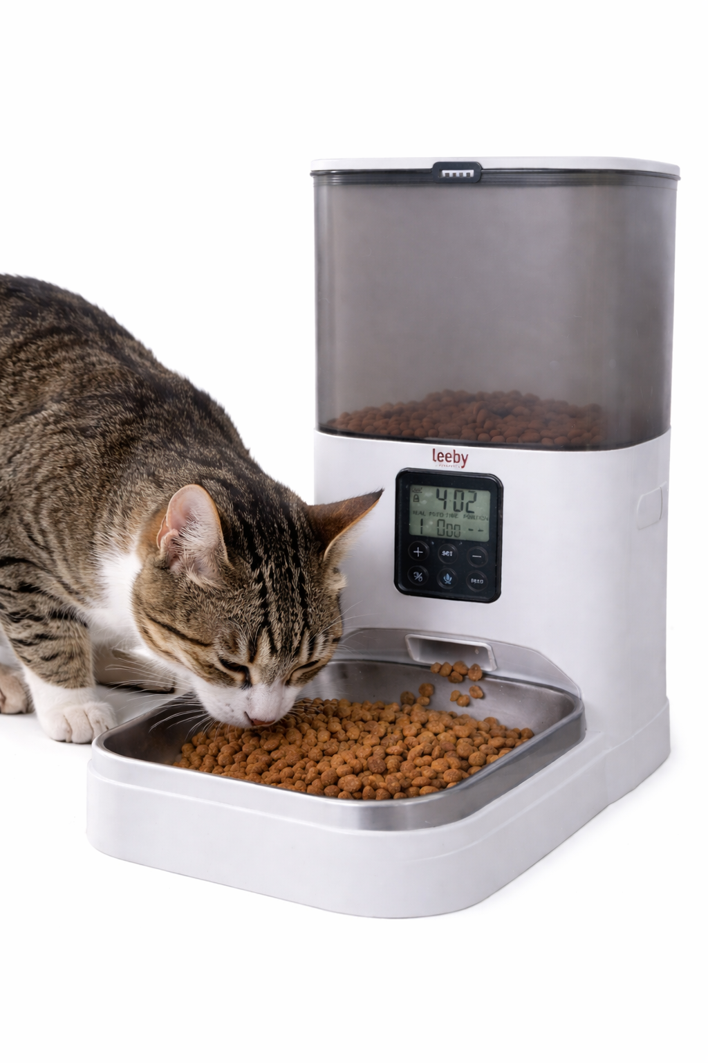 Leeby - Distributeur Automatique de Croquettes Programmable pour Chiens - 6L Image num&eacute;ro 2