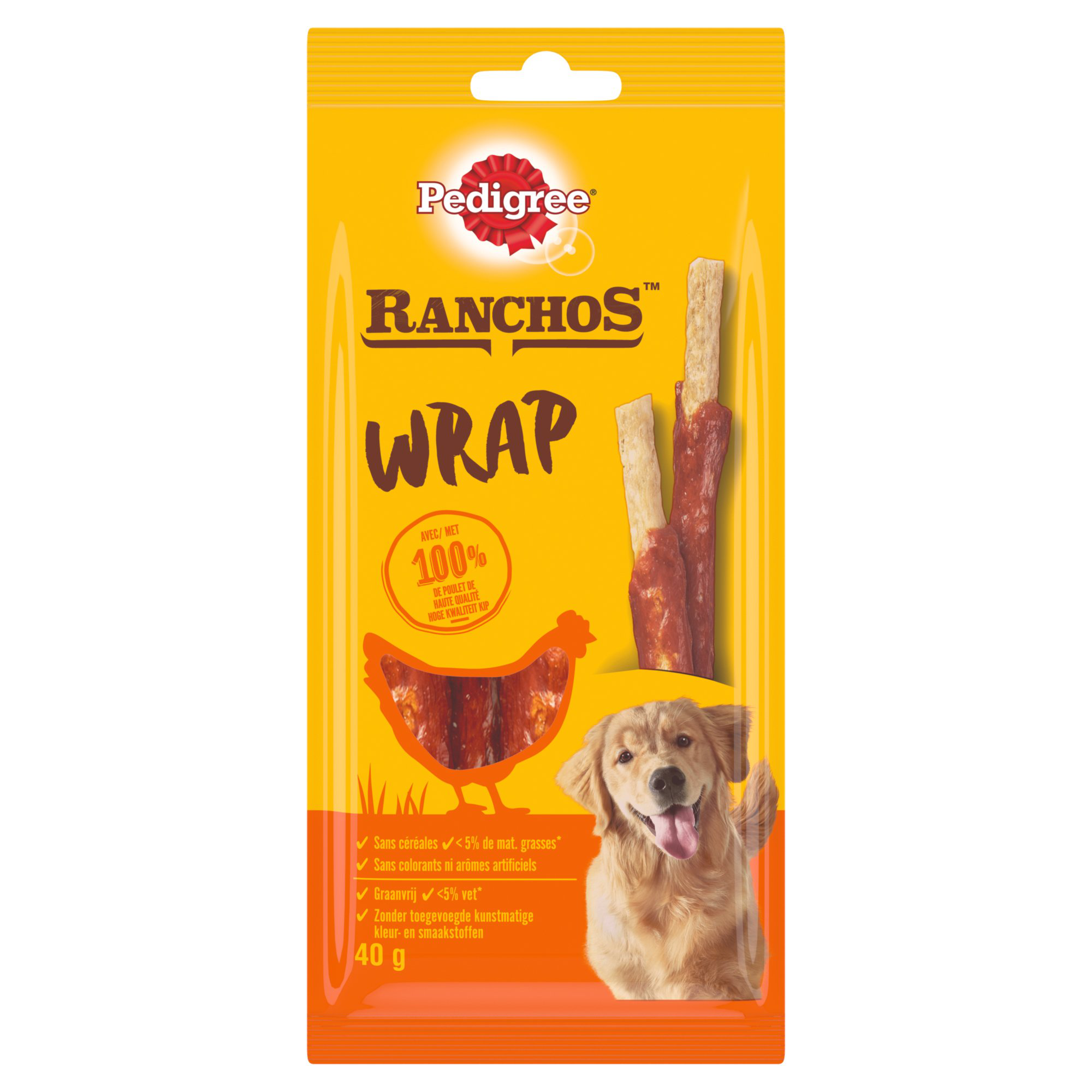 Pedigree - Friandises Ranchos Wrap au Poulet pour Chiens - 40g Image num&eacute;ro 1