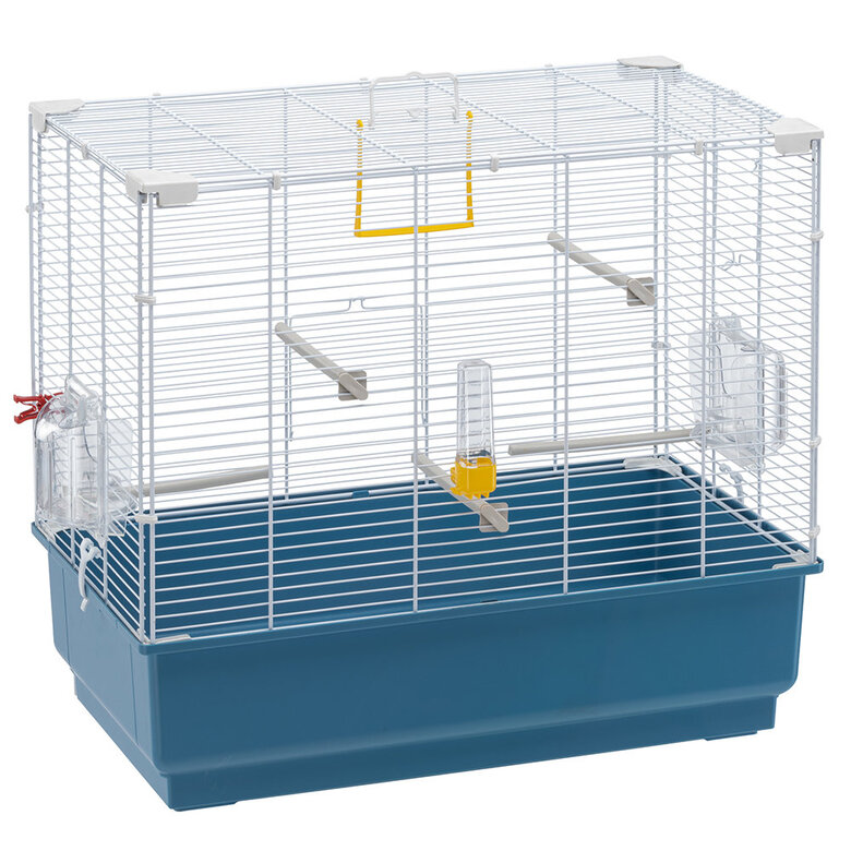 Ferplast - Cage Piano 4 pour Oiseaux - Bleu Image numéro 4 Ferplast - Cage Piano 4 pour Oiseaux - Bleu Image numéro 4