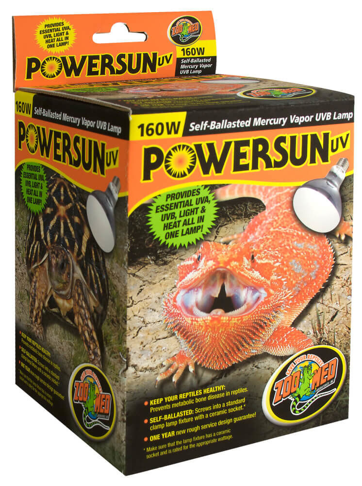 Zoomed - Ampoule Chauffante Powersun Uv Puv10 pour Terrarium - 160w Image num&eacute;ro 1