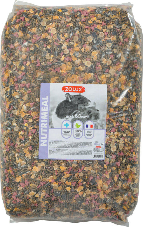 Zolux - Aliment Composé Nutrimeal pour Rats et Souris - 10Kg Image numéro 1 Zolux - Aliment Composé Nutrimeal pour Rats et Souris - 10Kg Image numéro 1