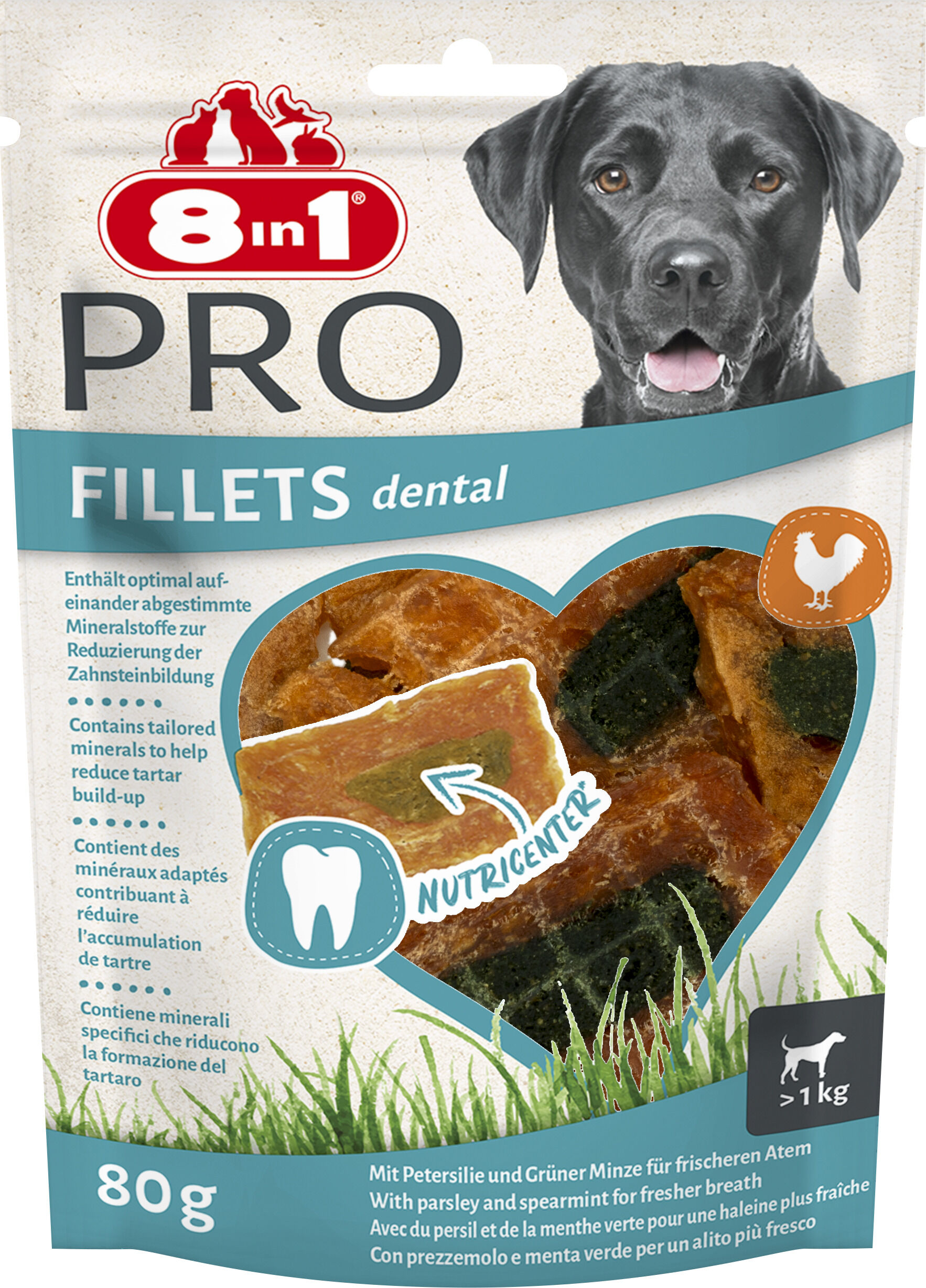 8in1 - Friandises Fillets Pro Dental pour Chiens - 80g Image num&eacute;ro 1