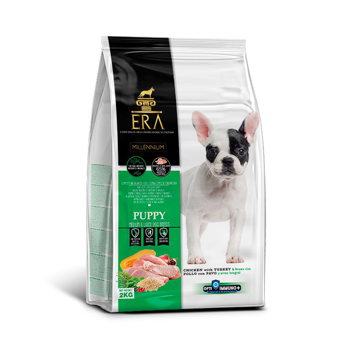 Era - Croquettes Millennium Poulet et Dinde Chiots de Races Moyennes - 2Kg Image num&eacute;ro 1
