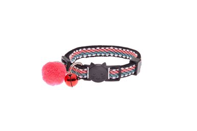 Ferribiella - Collier Anti-Etranglement Snowball pour Chats - Noir