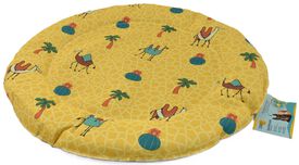Summer Vibes - Tapis Rond Jaune pour Chats - 50cm