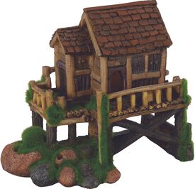 Zolux - Décoration Artificielle Cabane Kipouss pour Aquarium - MM