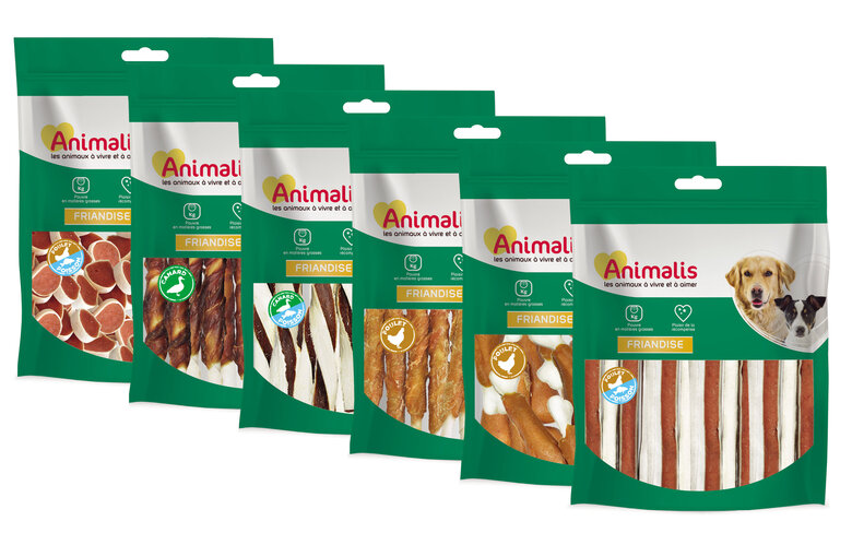 Animalis - Friandises Bouchées Poulet et Poisson pour Chien - 100g Image numéro 2 Animalis - Friandises Bouchées Poulet et Poisson pour Chien - 100g Image numéro 2