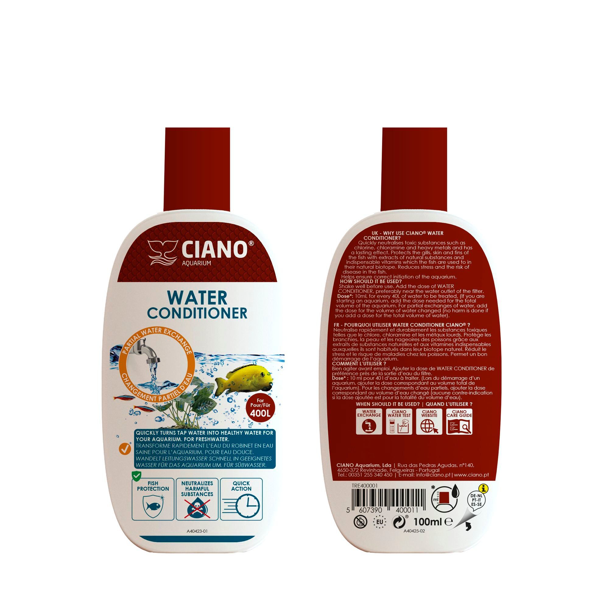 Ciano - Conditionneur d'Eau Water Conditioner pour Aquarium - 100ml Image num&eacute;ro 3
