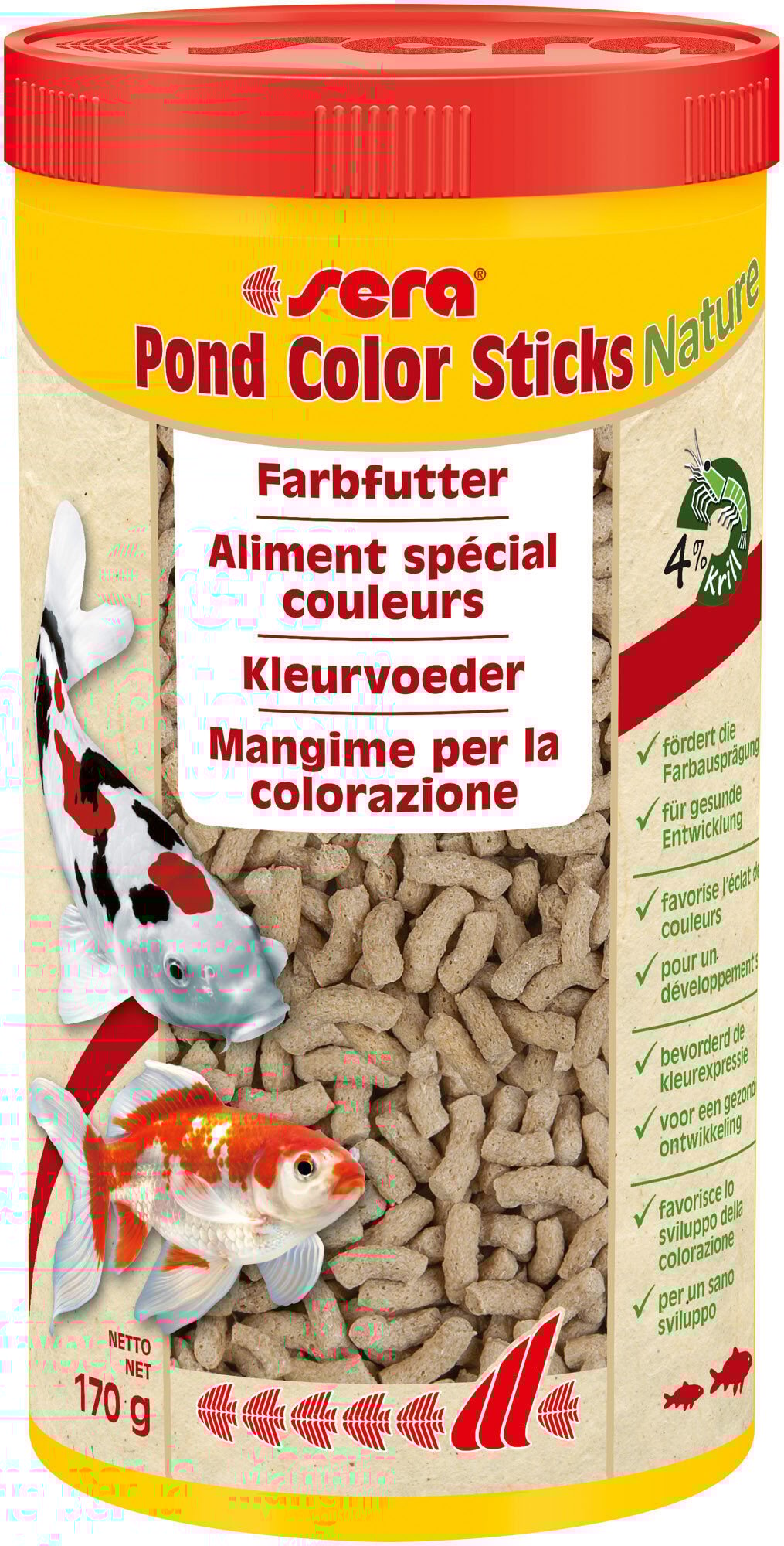 Sera - Pond Color Sticks Nature 1.000 ml  - 170 g Image num&eacute;ro 2