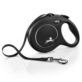 Flexi - Laisse New Classic avec Sangle de 8m pour Chien L - Noir