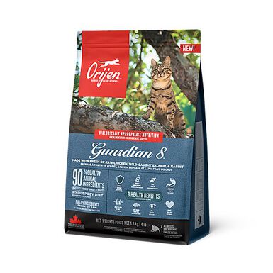 Orijen - Croquettes Guardian 8 au Poulet Saumon et Lapin pour Chat - 1,8Kg