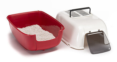 Ferplast - Maison de Toilettes Prima pour Chats - Bordeaux Image num&eacute;ro 3