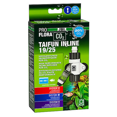 JBL - Diffuseur CO2 Proflora Taifun Inline 19/25 pour Aquarium