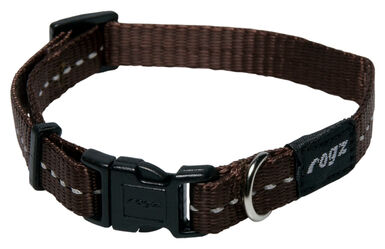 Rogz - Utility Collier Réfléchissant Marron