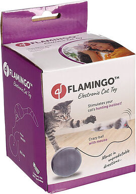 Flamingo - Jouet électronique Boula Souris avec Balle - 8cm