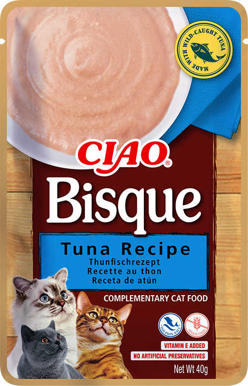 Inaba - Aliment Humide Ciao BISQUE au Thon pour Chats - 40g Image num&eacute;ro 2
