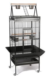 United Bird - Cage Galio avec Roulettes pour Perroquets - Anthracite