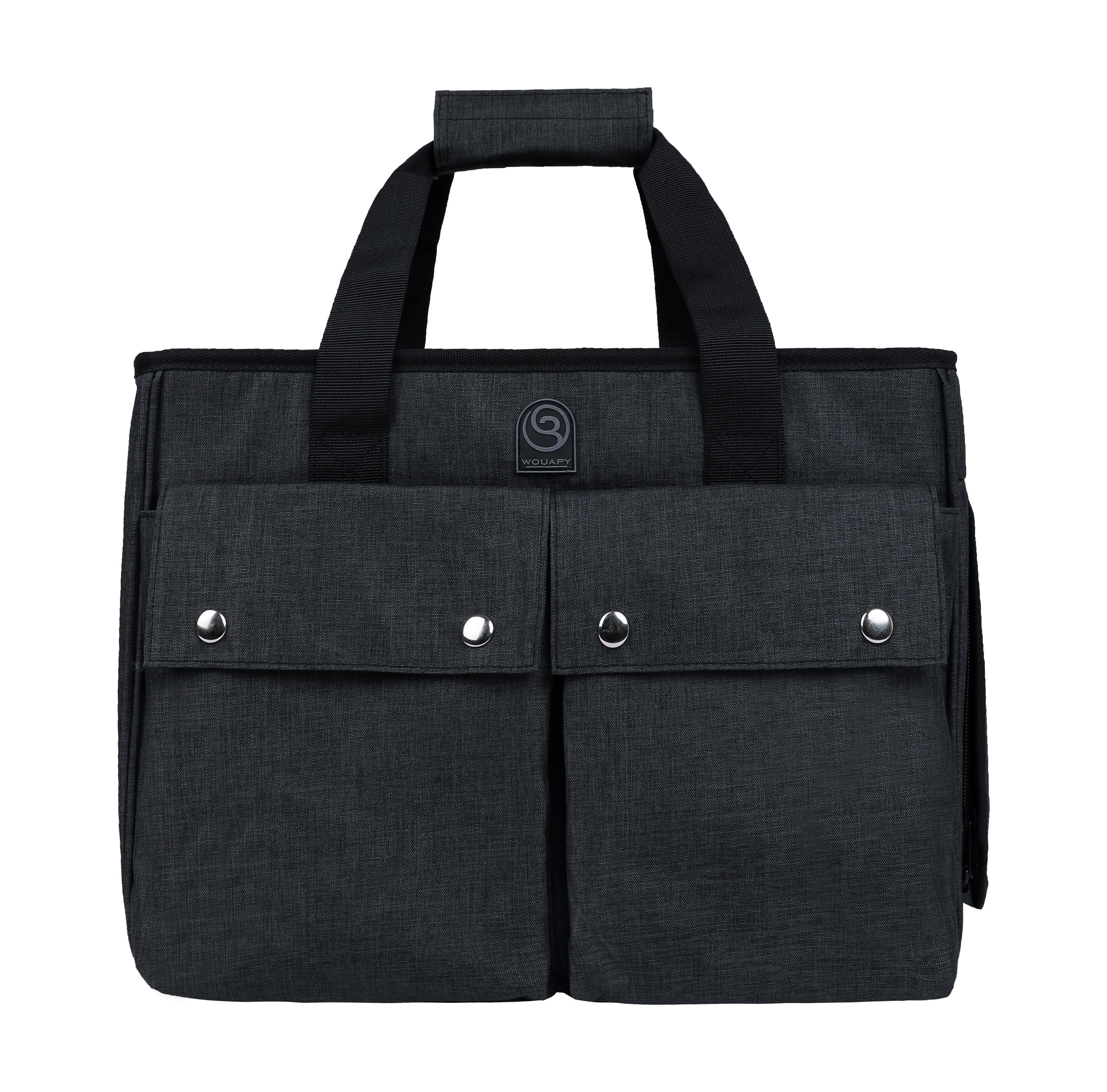 Wouapy - Sac Baroudeur Noir pour Chiens - 40x21x30cm Image num&eacute;ro 1