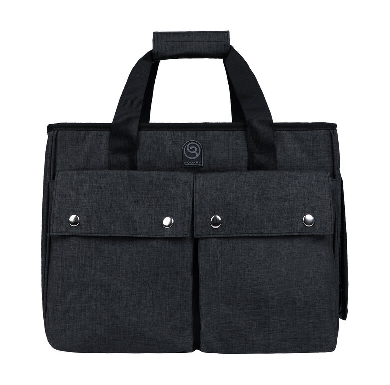 Wouapy - Sac Baroudeur Noir pour Chiens - 40x21x30cm Image numéro 1 Wouapy - Sac Baroudeur Noir pour Chiens - 40x21x30cm Image numéro 1