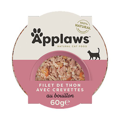 Applaws - Pâtée au Thon et Crevettes pour Chat - 60g