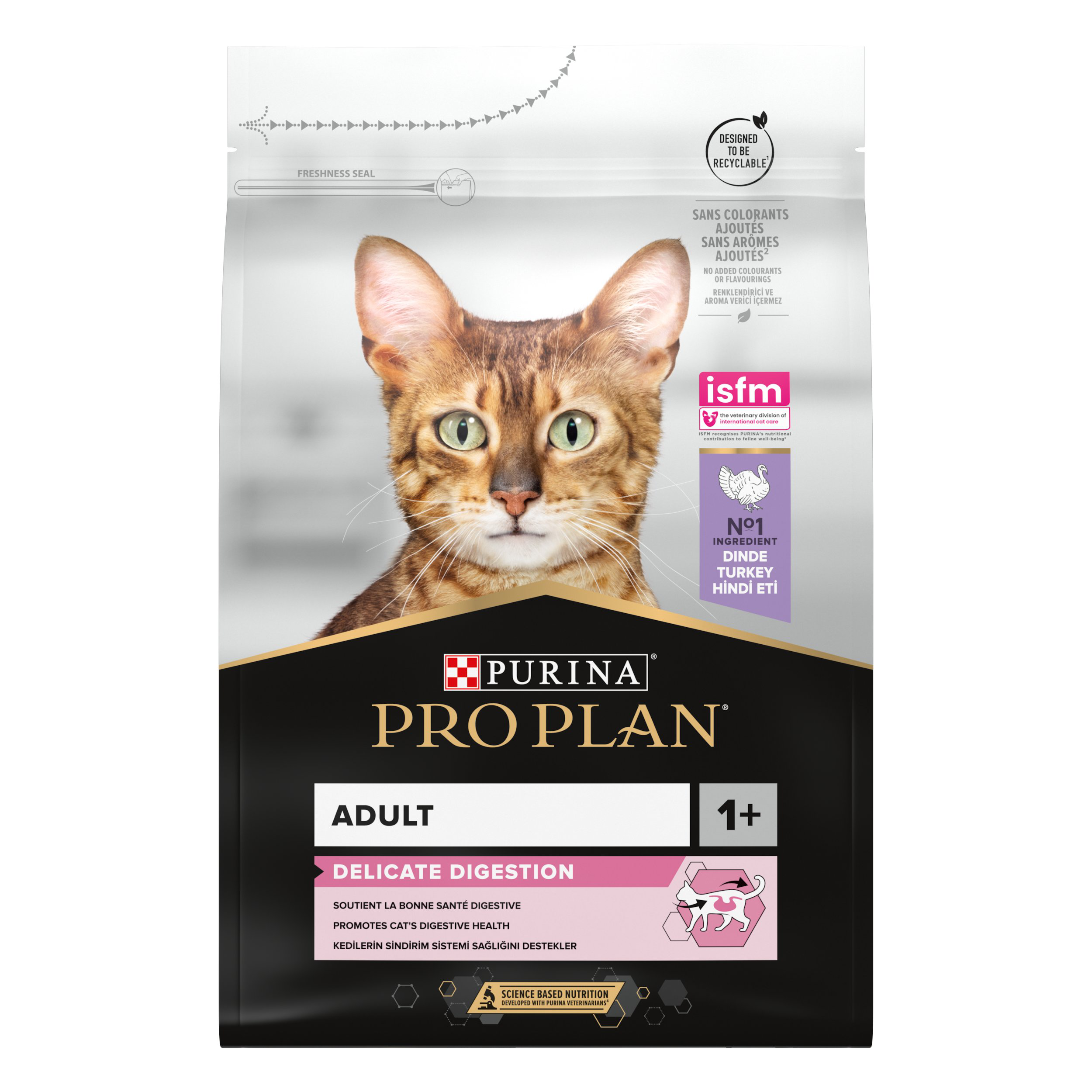 Pro Plan - Croquettes Delicate &agrave; la Dinde pour Chat - 3Kg Image num&eacute;ro 1