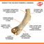 Nylabone - Jouet &agrave; M&acirc;cher Venison Extreme Antler Chew - L Indicateur image num&eacute;ro 4