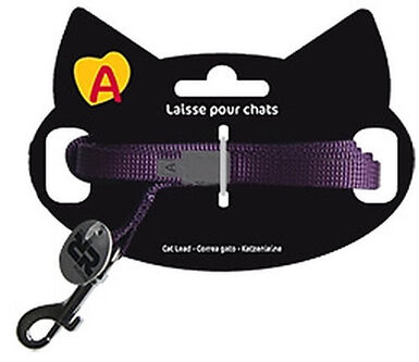 Animalis - Laisse Basic de 1,2m pour Chat - Violet