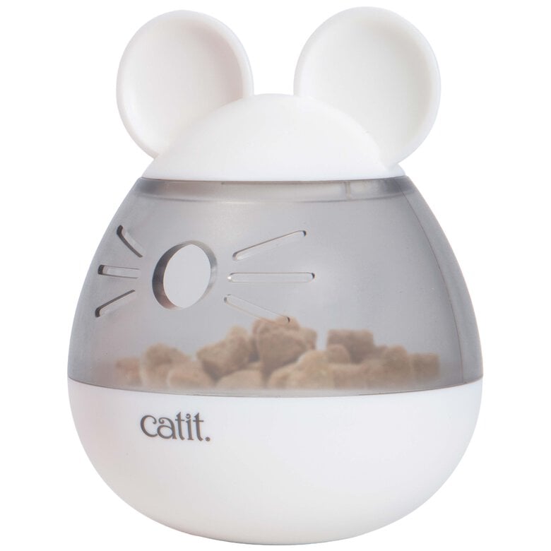 Cat It - Distributeur de Friandises PIXI Souris pour Chats - Blanc Image numéro 1 Cat It - Distributeur de Friandises PIXI Souris pour Chats - Blanc Image numéro 1
