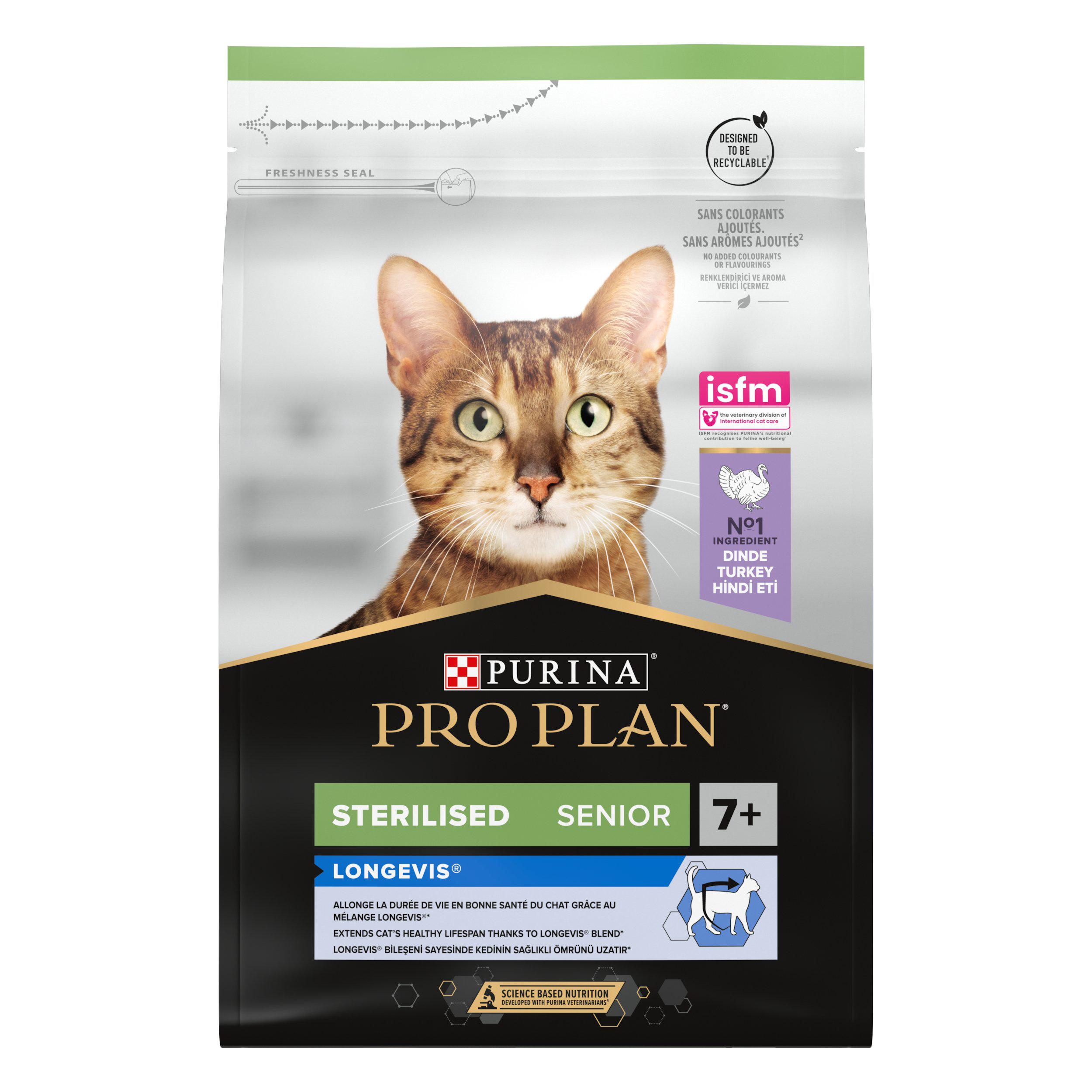 Pro Plan - Croquettes Adult 7+ pour Chat Adulte St&eacute;rilis&eacute; - 3Kg Image num&eacute;ro 1