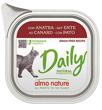 Almo Nature - Pâtée Dailygrain Free Canard - 100g