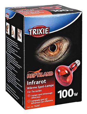 Trixie - Lampe Spot infrarouge à chaleur, ø 80 × 108 mm, 100 W
