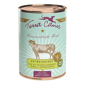 Terra Canis - Aliment Naturel sans Céréales au Veau pour Chiens - 400g