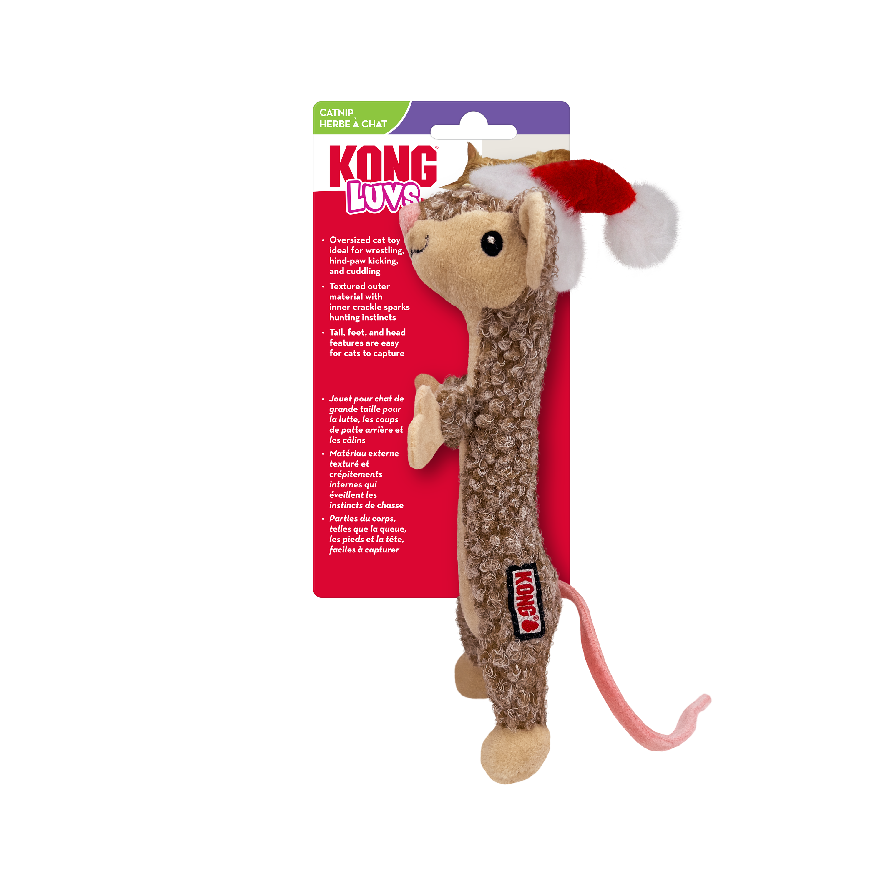 Kong - Jouet Holiday Cat Luvs Mouse Image num&eacute;ro 1