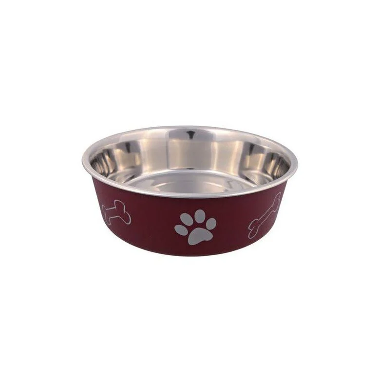 Trixie - Gamelle, En Acier Inox/Revêtement Plastique - 0,8 L/Ø 17 cm Image numéro 1 Trixie - Gamelle, En Acier Inox/Revêtement Plastique - 0,8 L/Ø 17 cm Image numéro 1