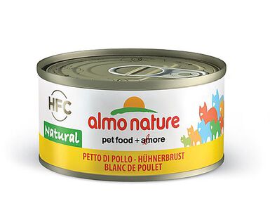 Almo Nature - Pâtée en Boîte HFC Natural Blanc de Poulet pour Chat - 70g