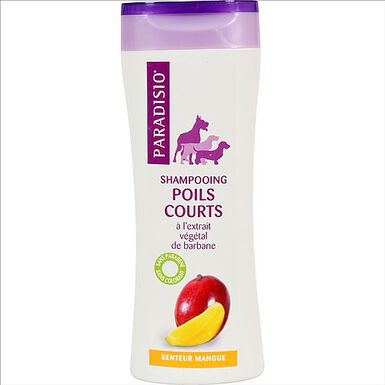 Paradisio - Shampoing Poils Courts Senteur Mangue pour Chien - 250ml