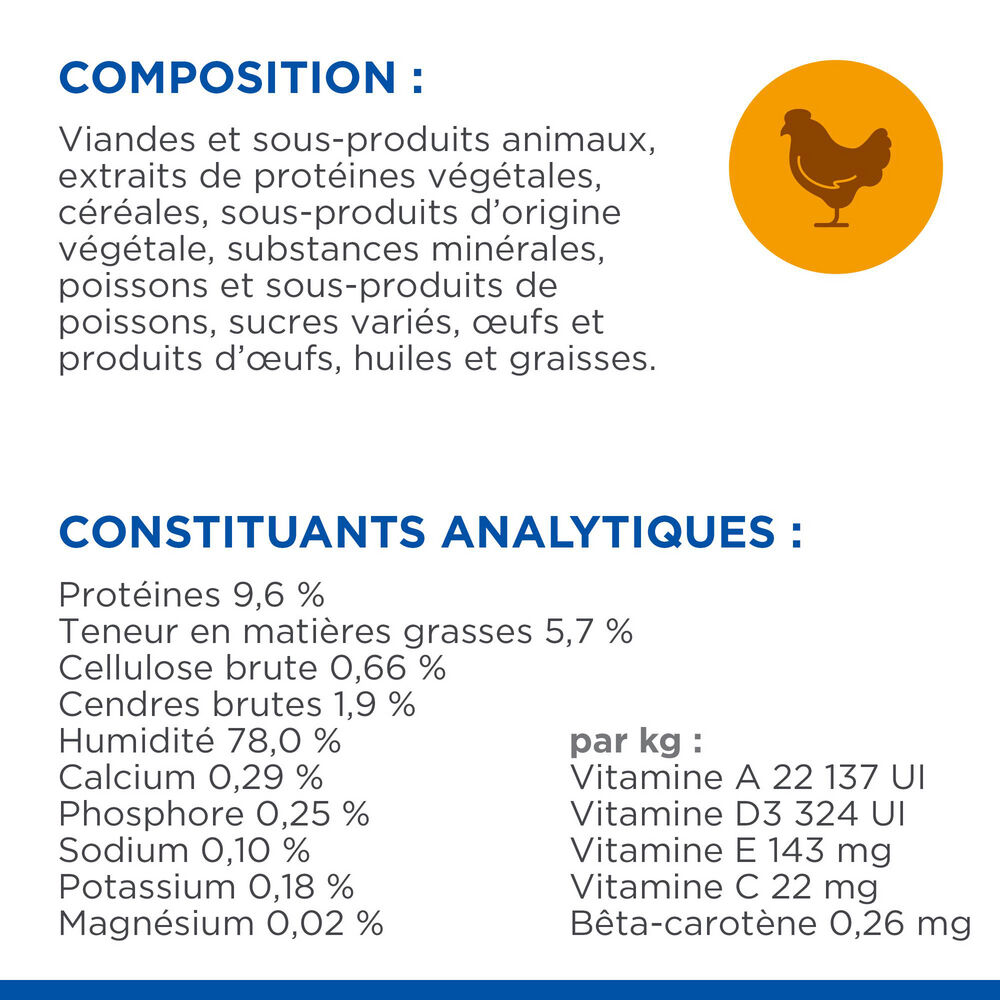 Hill's Science Plan - Multipack Kitten en Sauce Poulet et Dinde pour Chatons - 12x85g Image num&eacute;ro 4
