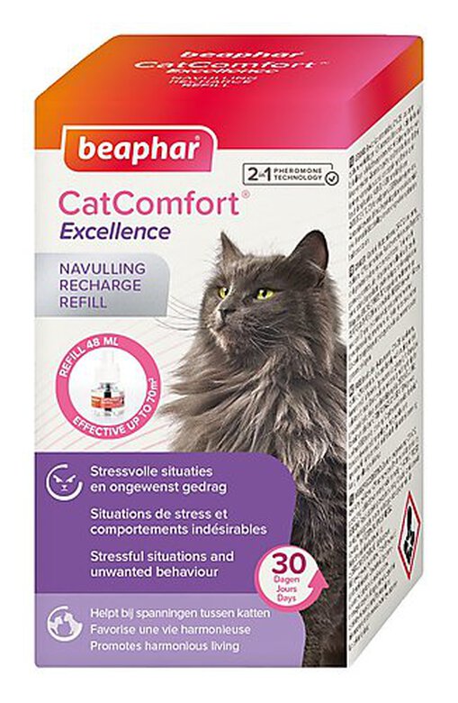 Beaphar - Recharge aux Phéromones CatComfort Excellence pour Chat - 48ml image number null