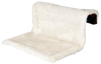 Trixie - Lit Radiateur en Peluche Suédine - Crème