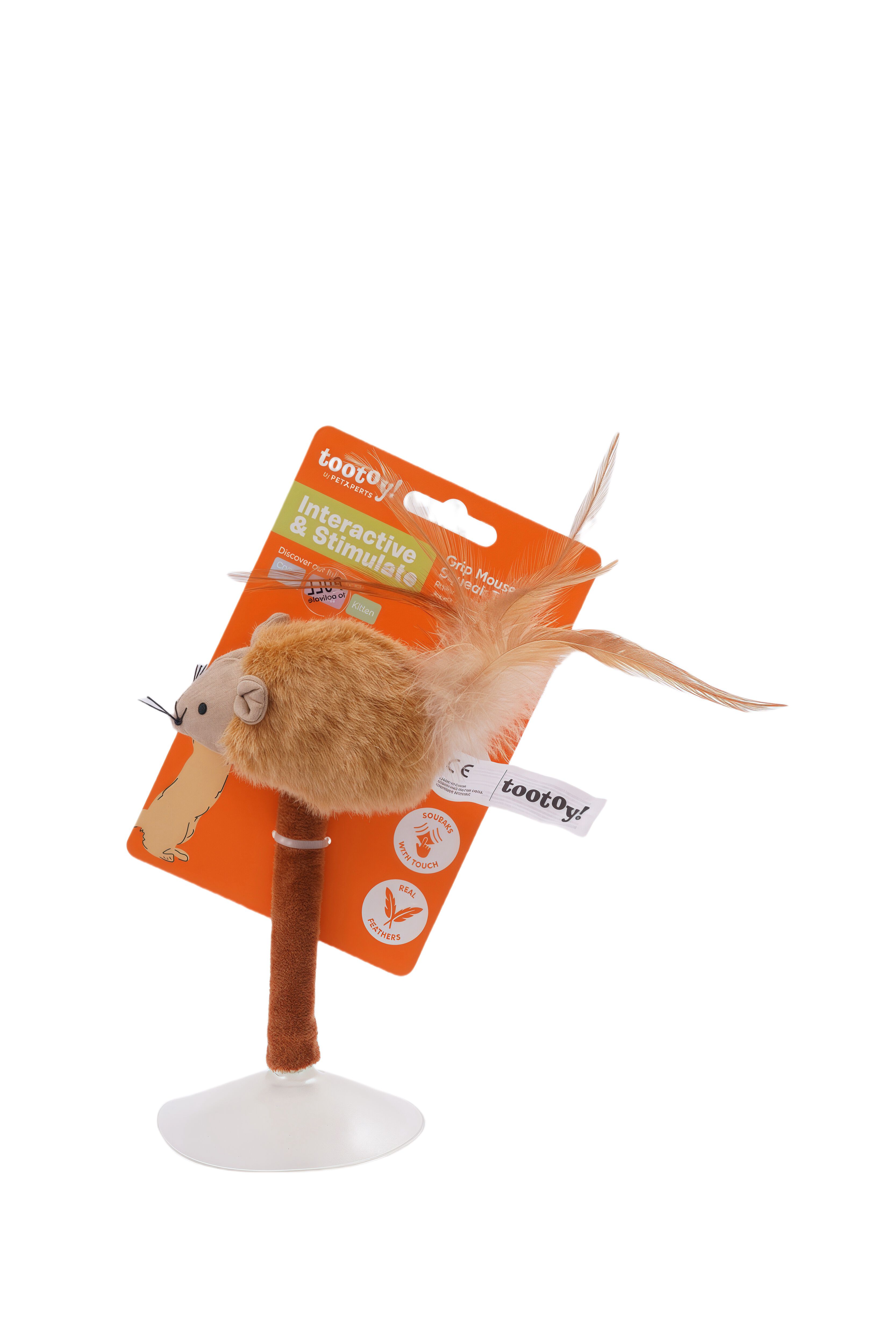 Tootoy! - Jouet Souris &agrave; Ressort pour Chats - 16cm Image num&eacute;ro 4