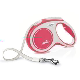 Flexi - Laisse New Confort avec Sangle pour Chien Rouge