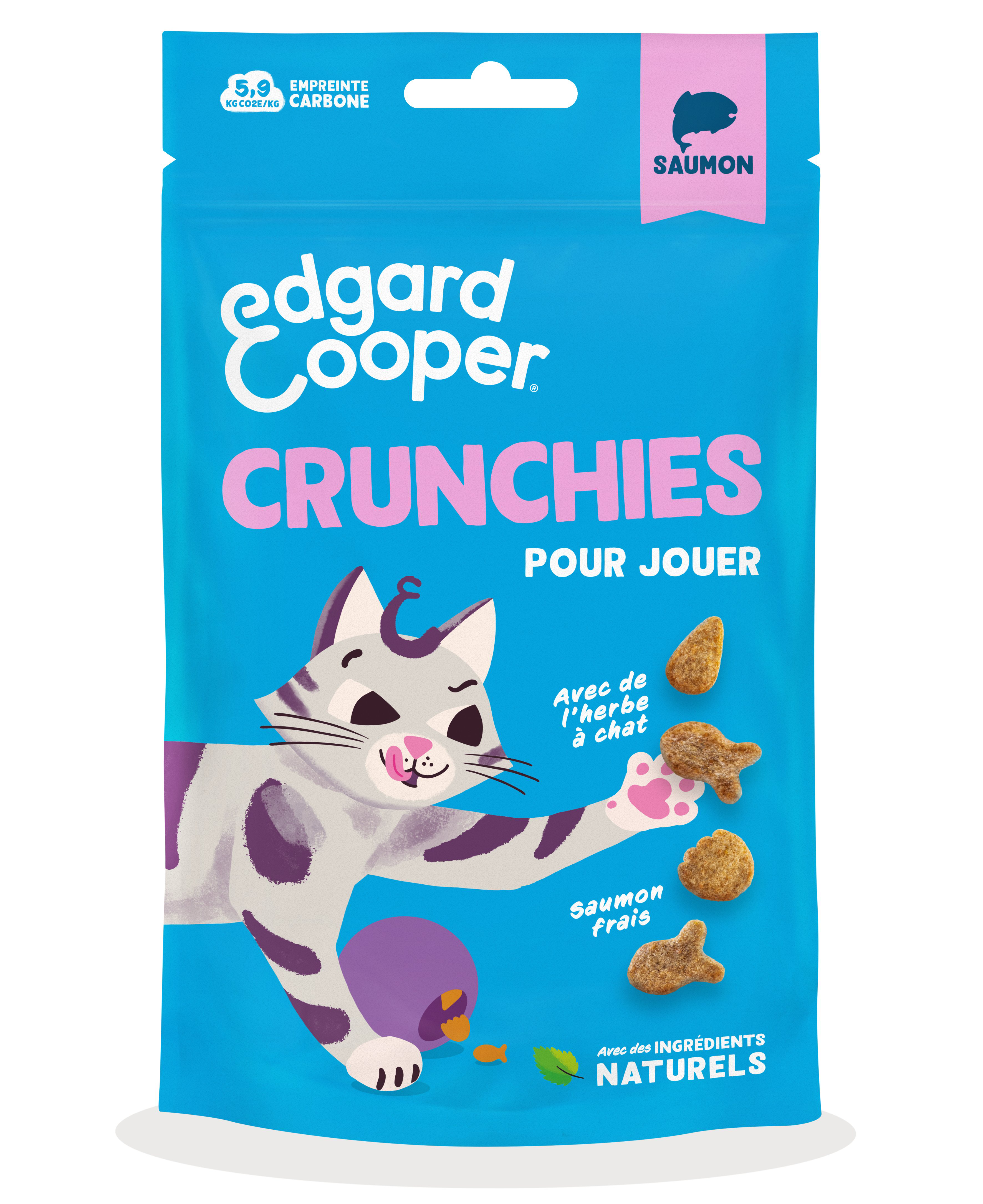 Edgard & Cooper - Friandises Crunchies Au Saumon Pour Chat - 50g Image num&eacute;ro 1