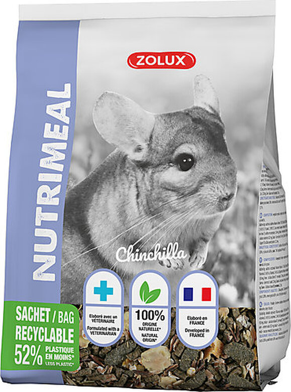 Zolux - Aliment Composé Nutrimeal pour Chinchilla - 800g image number null
