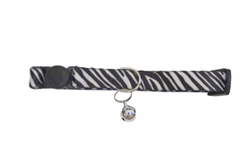Gotoo - Collier à Motif de Zèbre pour Chat - 20/30cm