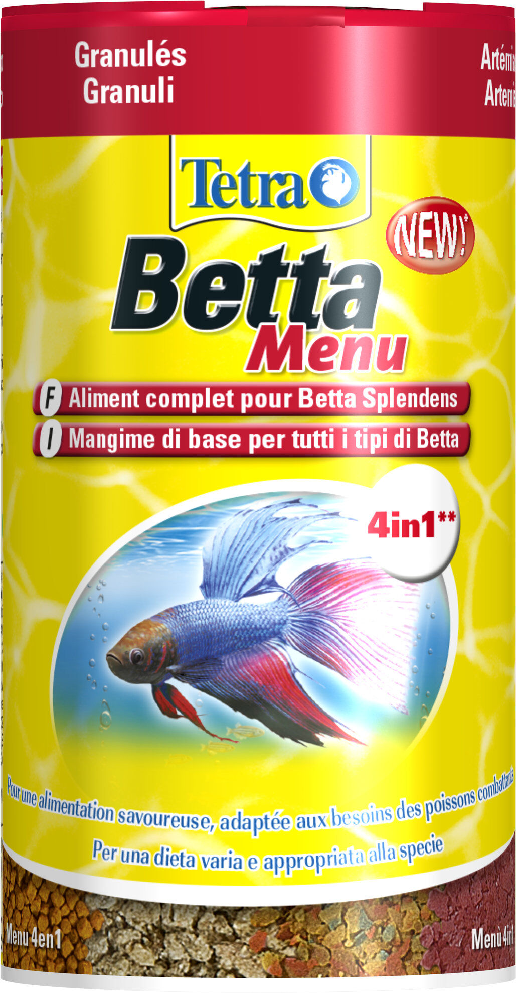 Tetra - Aliment Complet Betta Menu 4en1 pour Poissons Combattants - 100ml Image num&eacute;ro 2